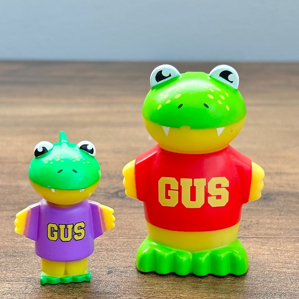 Ryan's World Gus the Gummy Gator Alligator Toy Figures Set of 2 Cake Toppers